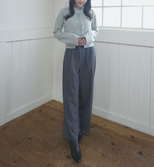 archives「金ボタンラメニットアンサンブル」|カーディガン|