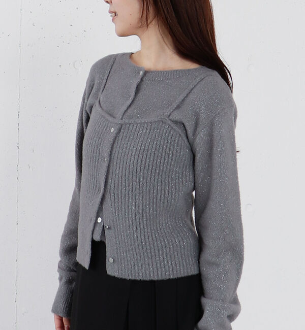 archives「ラメマシュマロニットアンサンブル」|カーディガン|