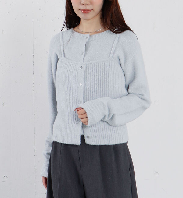 archives「ラメマシュマロニットアンサンブル」|カーディガン|