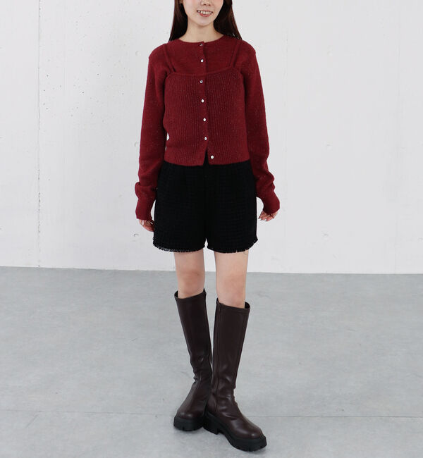archives「ラメマシュマロニットアンサンブル」|カーディガン|