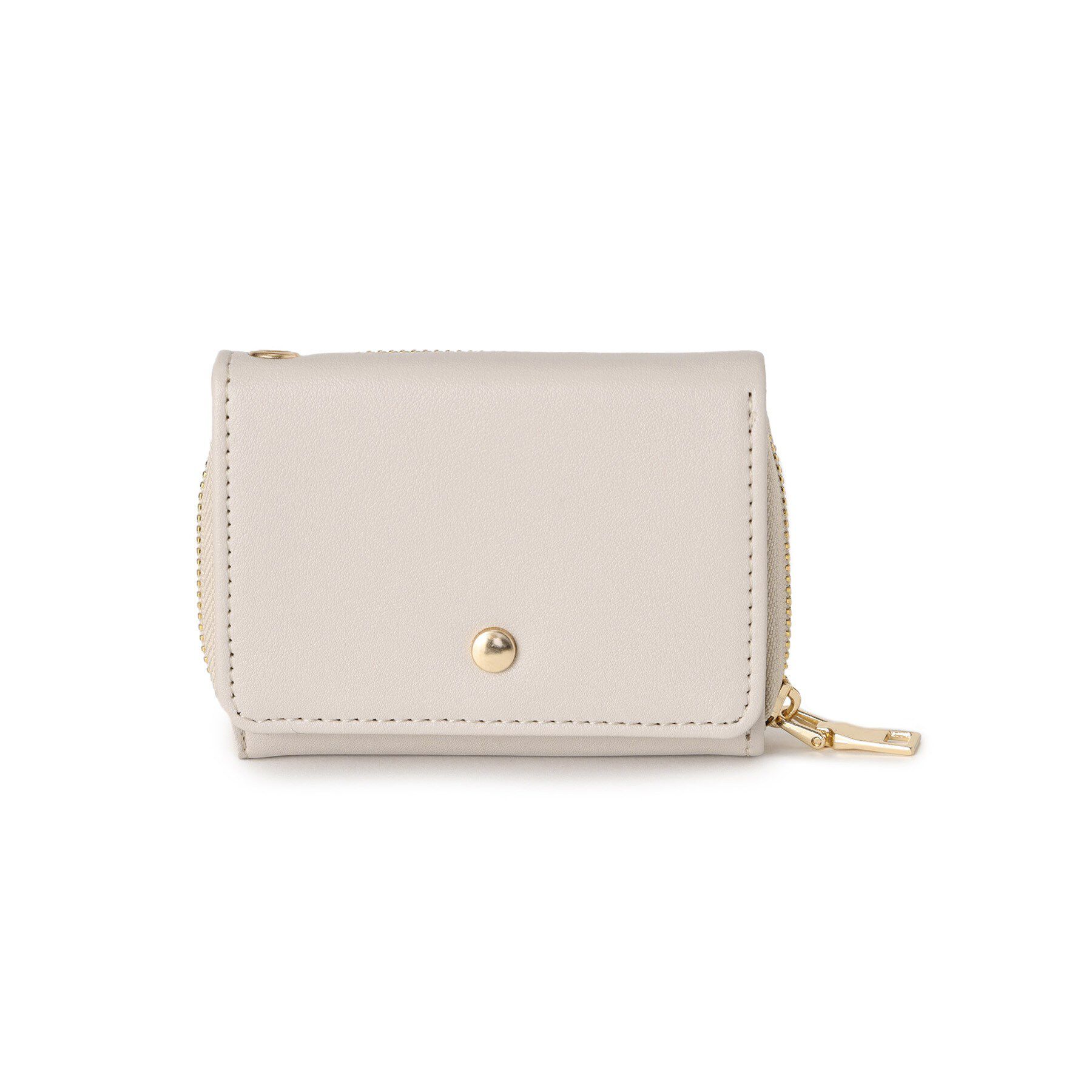 SHOO･LA･RUE「【推し活にも/コンパクト】三つ折りミニ財布」|財布|グレー(012)