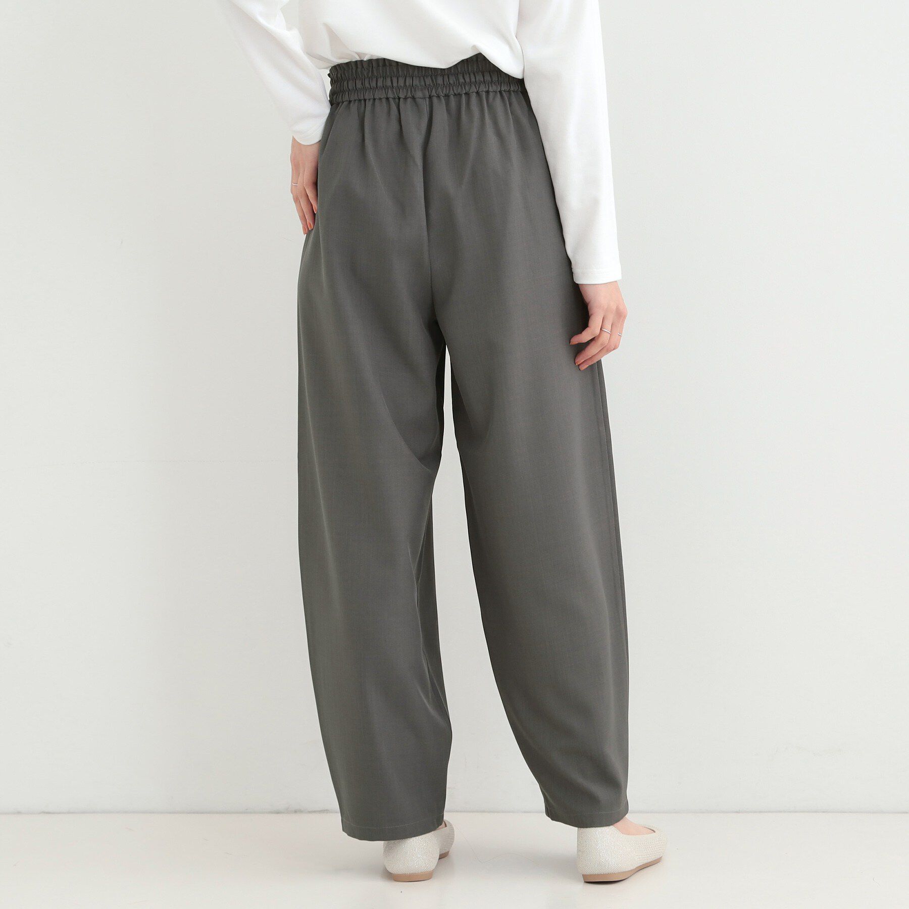 SHOO･LA･RUE「タックバギーカーブパンツ」|その他|