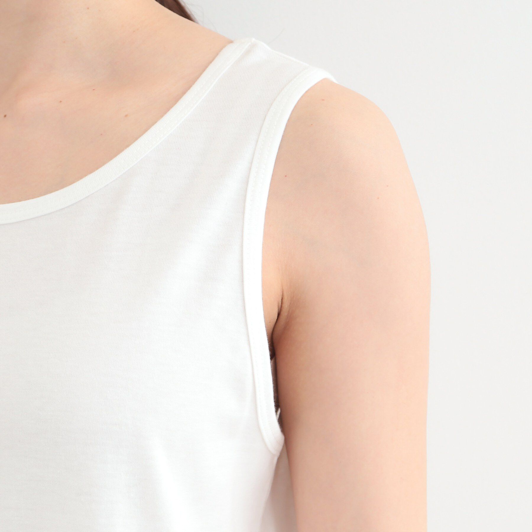 SHOO･LA･RUE「【2点セット】透かし編み柄が上品なタンク付きニットセット」|その他|