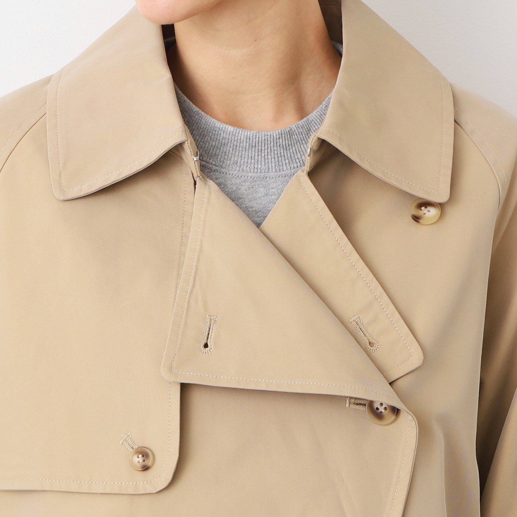 Dessin「【洗える】ショートトレンチジャケット」|テーラードジャケット|