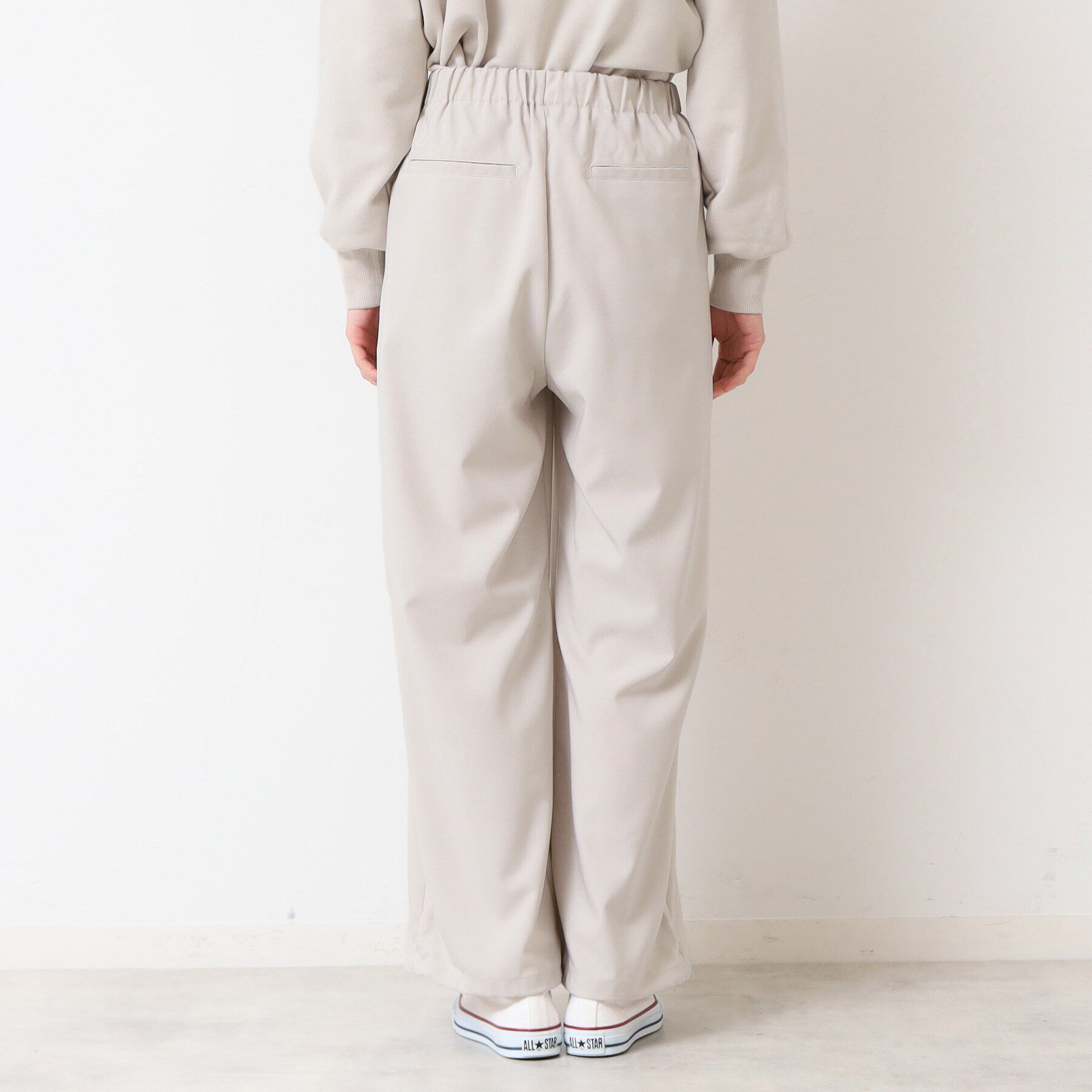 Dessin「【ウエストゴム・洗える】裾ドロスト付きパンツ（S～L）」|その他|