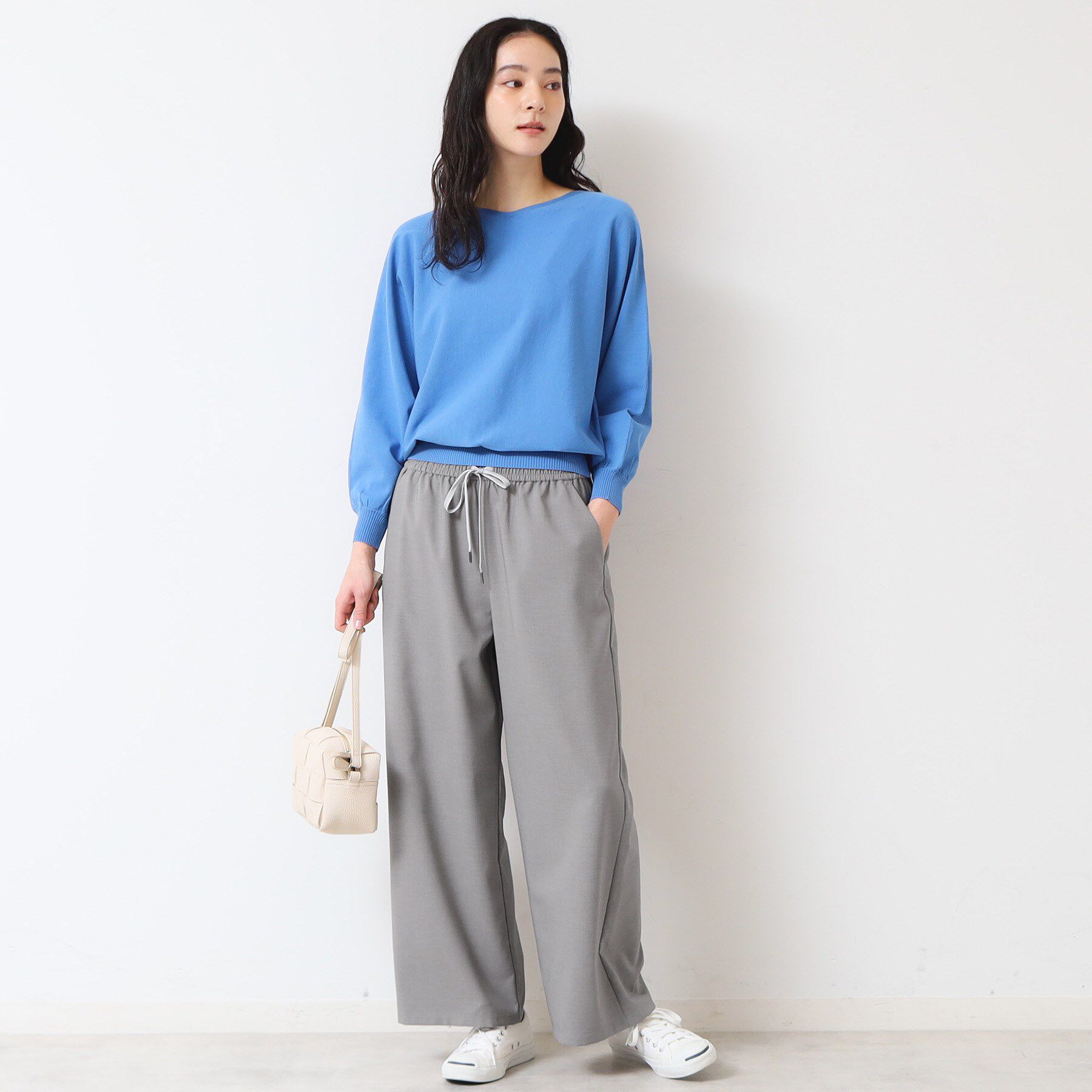 Dessin「【ウエストゴム・洗える】ドロストリラックスパンツ（XS～L）」|その他|