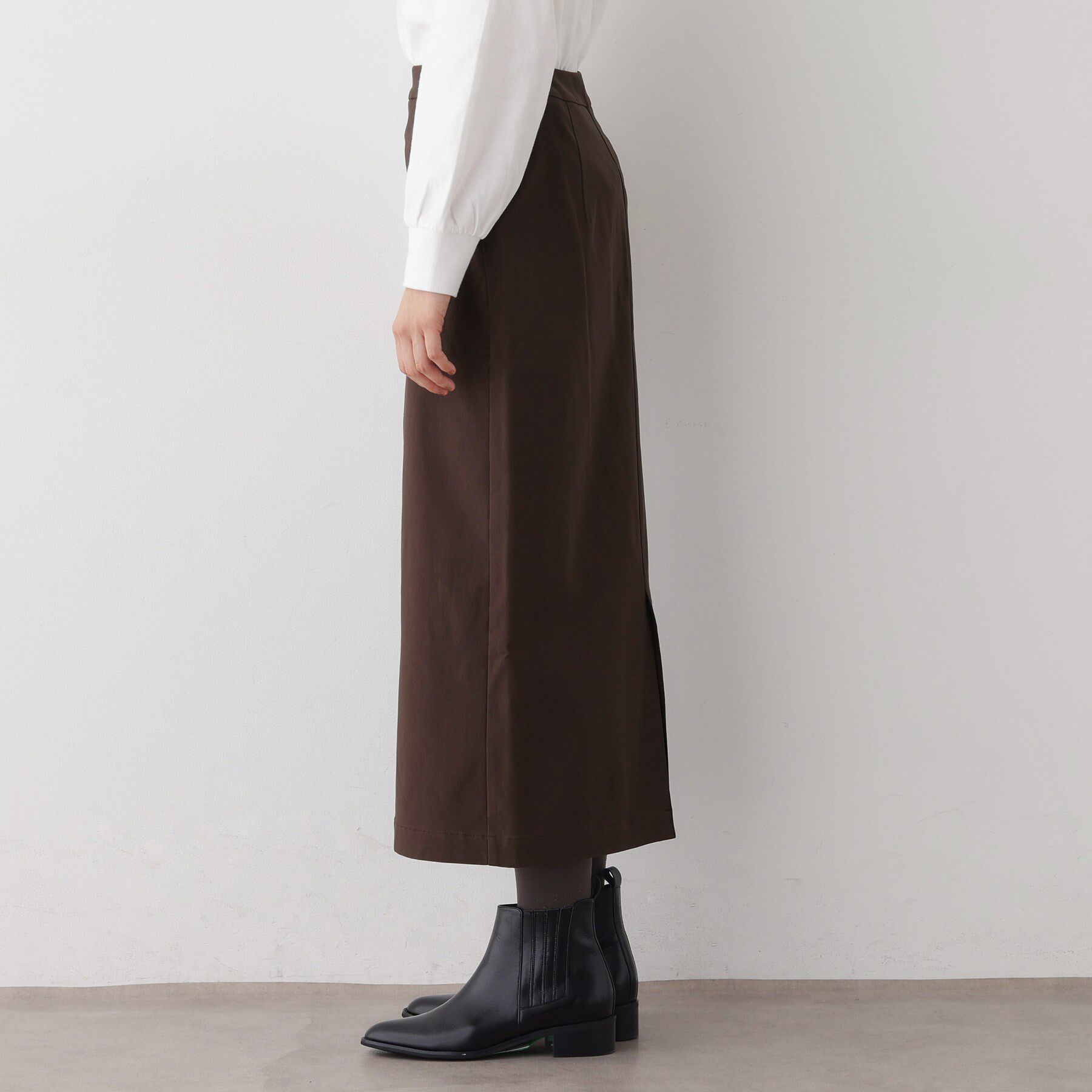 Dessin「【洗える/ウエストゴム】Iラインイージースカート」|スカート|