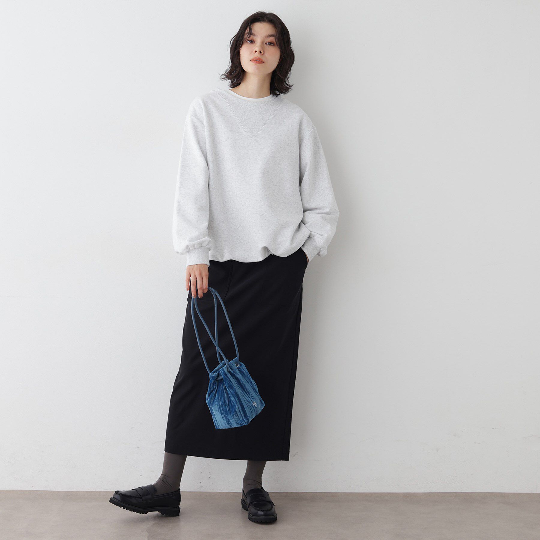 Dessin「【洗える/ウエストゴム】Iラインイージースカート」|スカート|