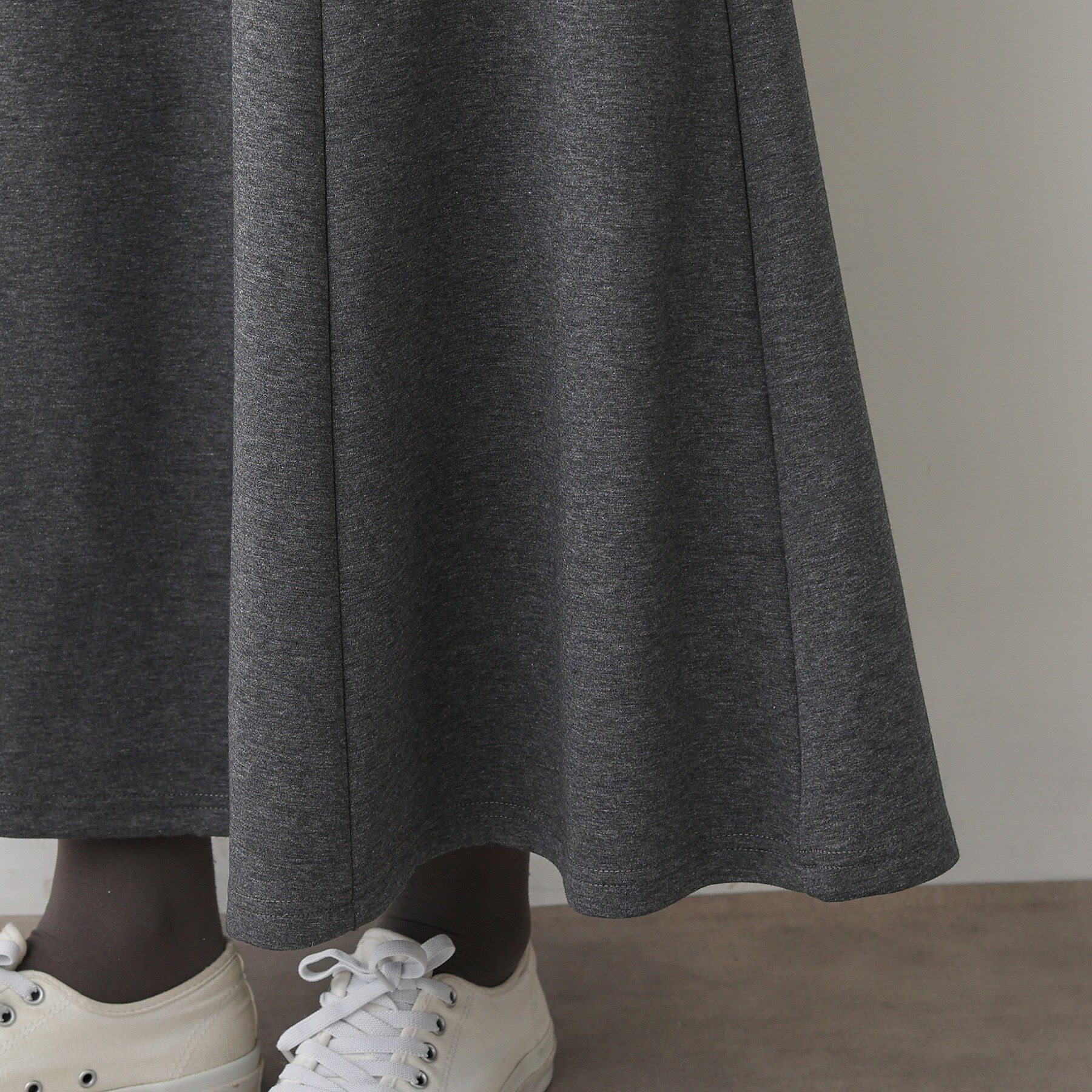 Dessin「【ウエストゴム/洗える】ダンボールコットンフレアスカート」|スカート|