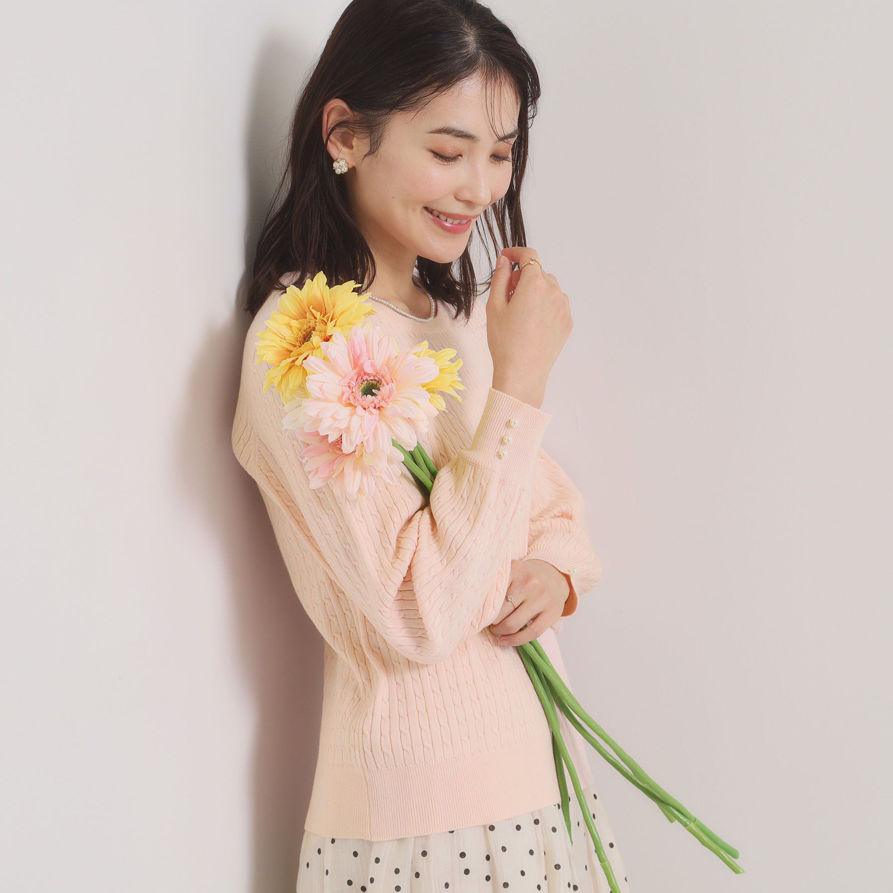 ITS&rsquo;DEMO「【手洗い可】ミニケーブルニット」|ニット・セーター|