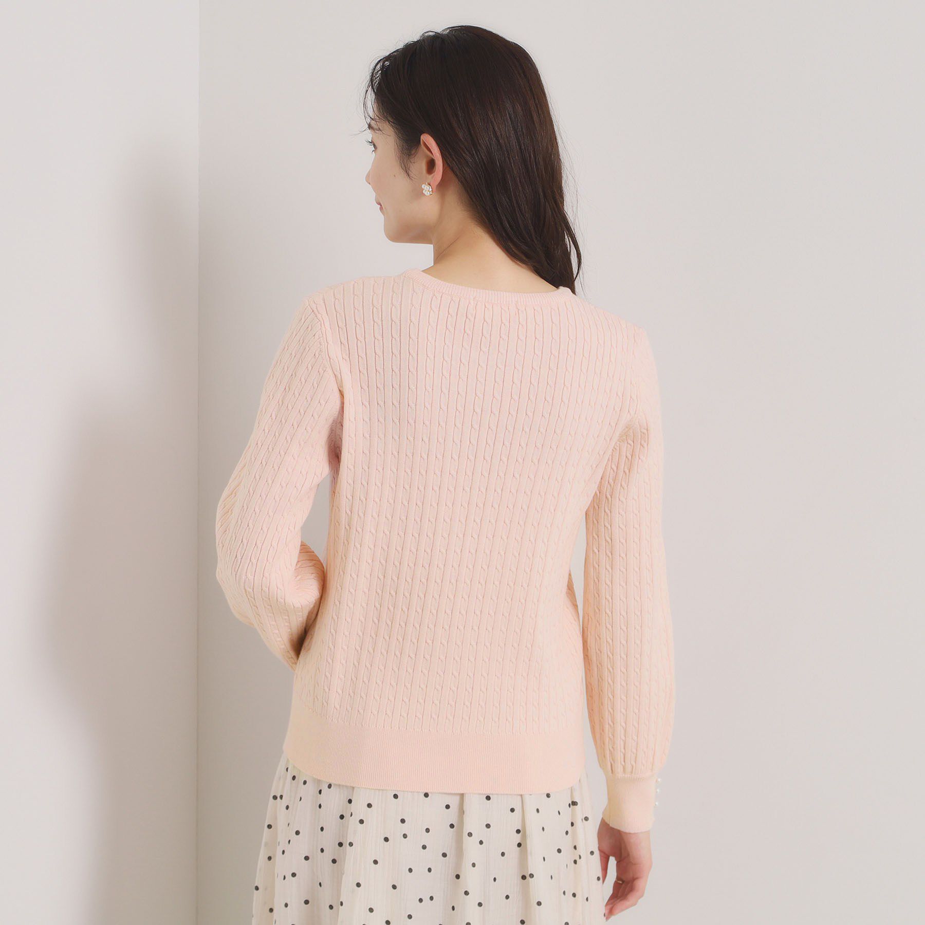 ITS&rsquo;DEMO「【手洗い可】ミニケーブルニット」|ニット・セーター|