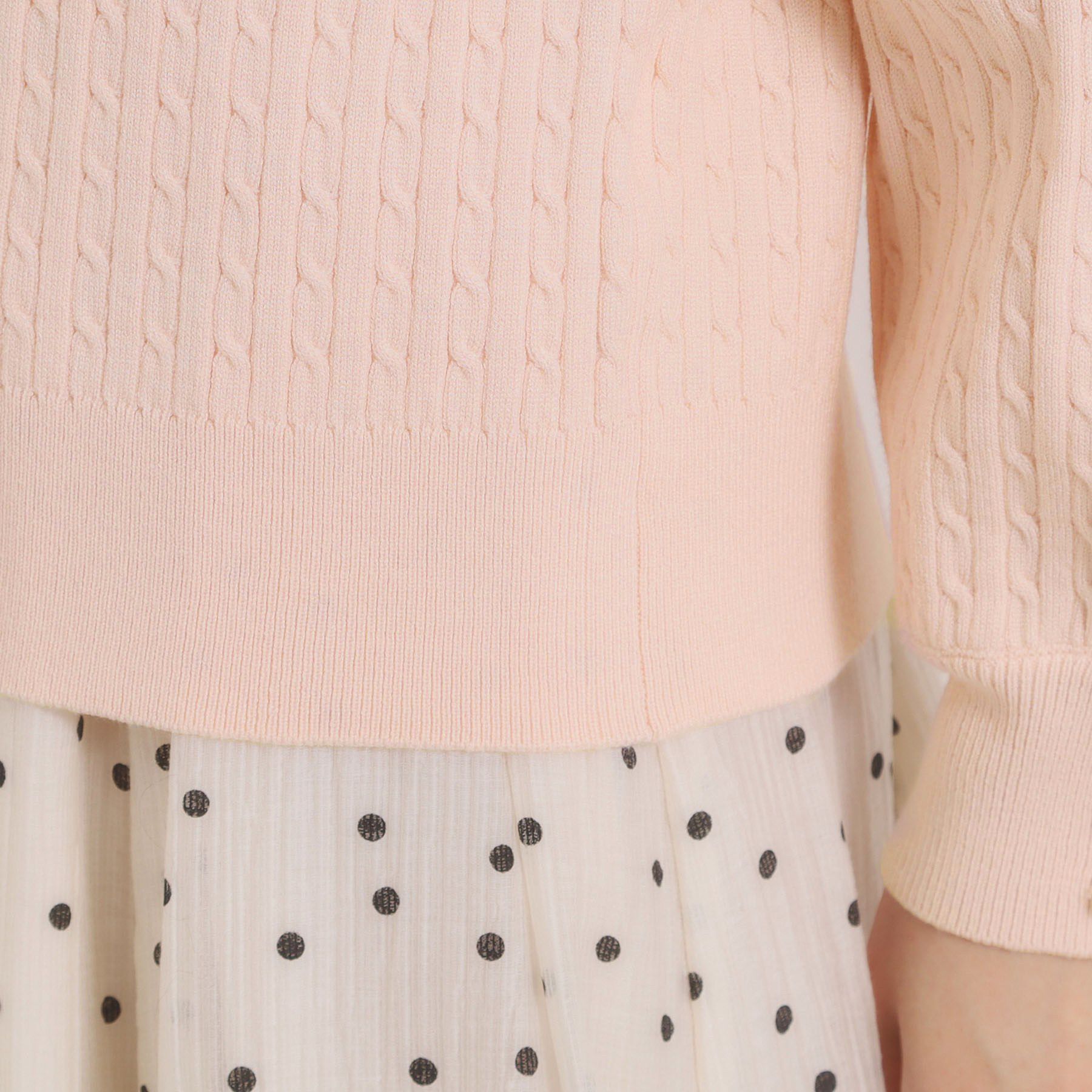 ITS&rsquo;DEMO「【手洗い可】ミニケーブルニット」|ニット・セーター|