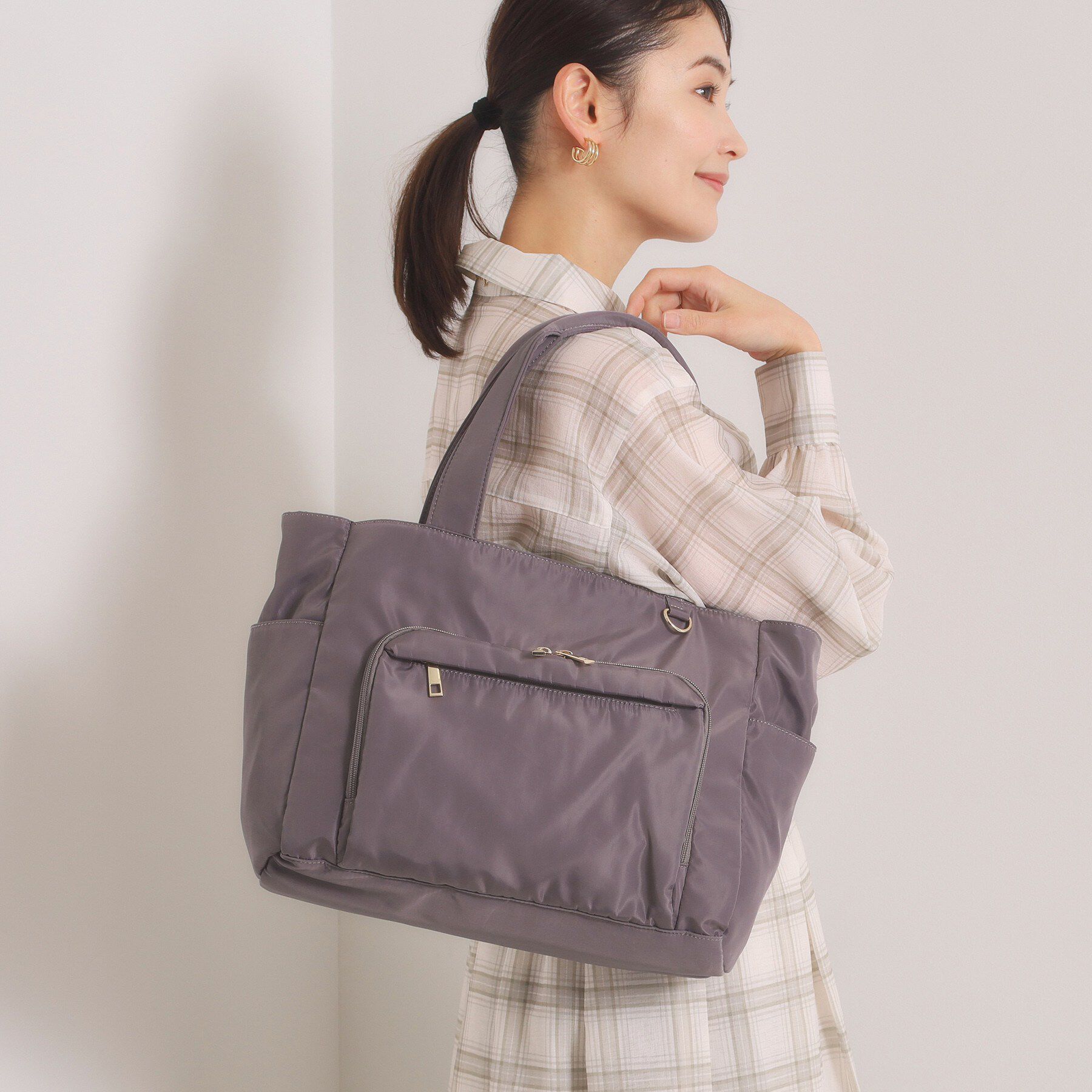 ITS&rsquo;DEMO「【12ポケット】ガバッとトート」|トートバッグ|