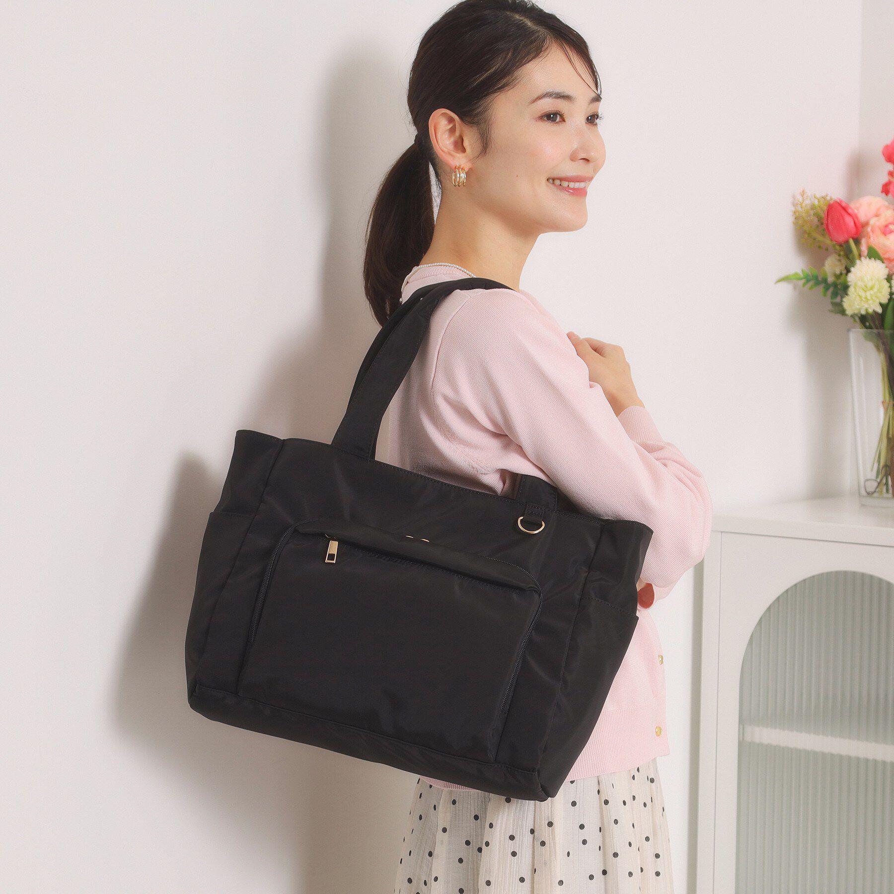 ITS&rsquo;DEMO「【12ポケット】ガバッとトート」|トートバッグ|