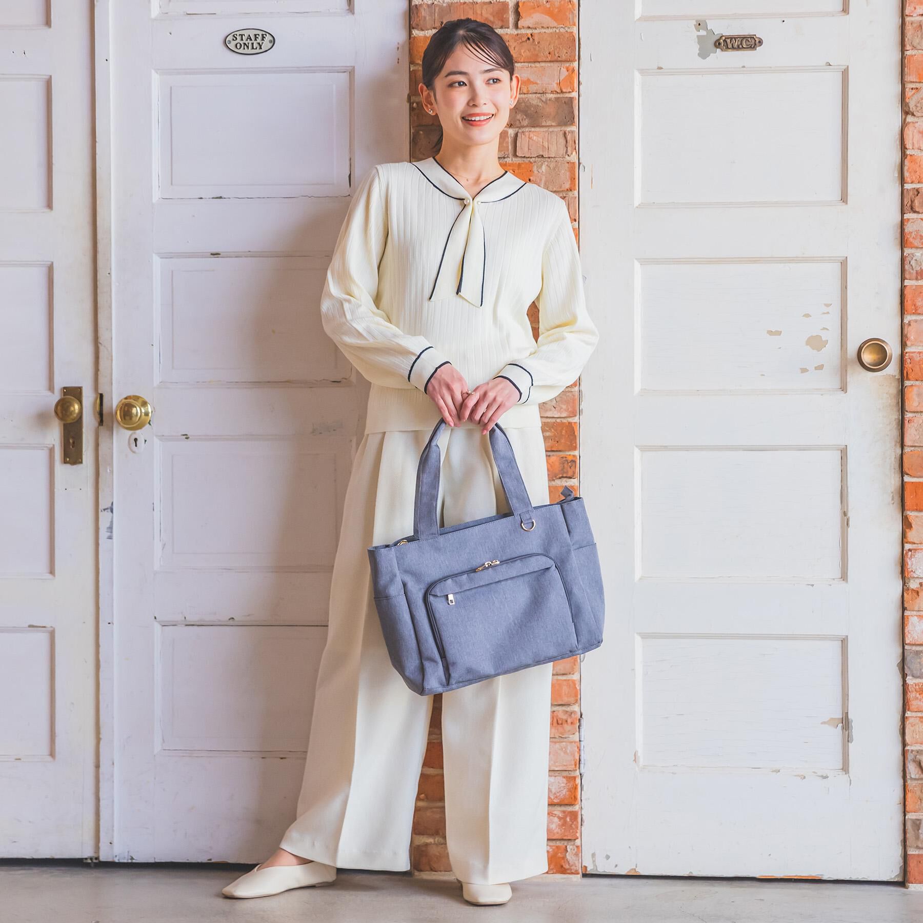 ITS&rsquo;DEMO「【12ポケット】ガバッとトート」|トートバッグ|