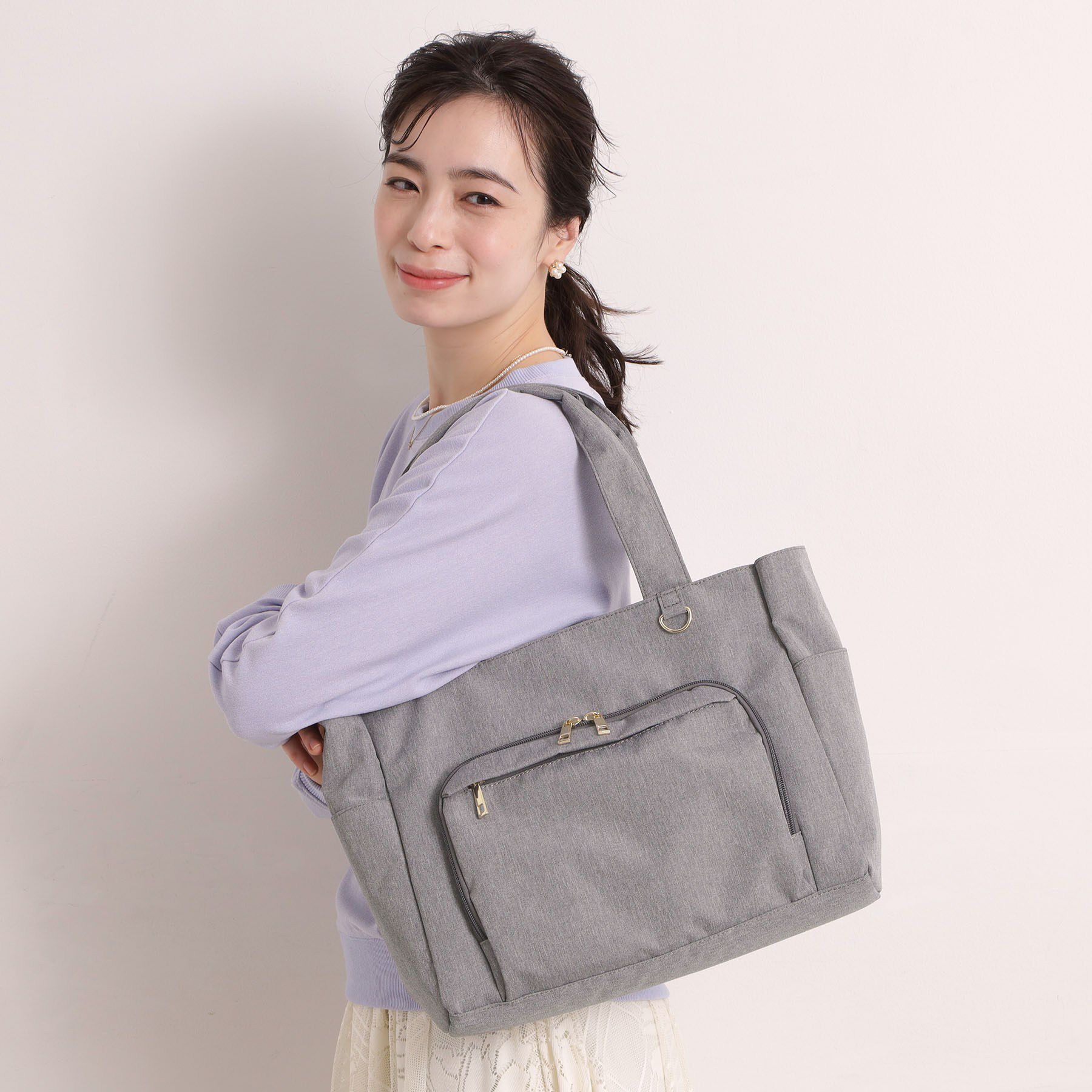 ITS&rsquo;DEMO「【12ポケット】ガバッとトート」|トートバッグ|