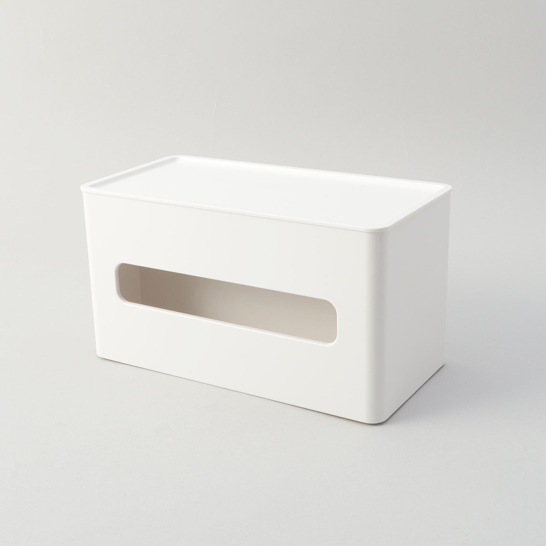 212 KITCHEN STORE「両面コンパクトティッシュ＆ウェットシートケース WH 山崎実業 ＜tower タワー＞」|食器・キッチングッズ|