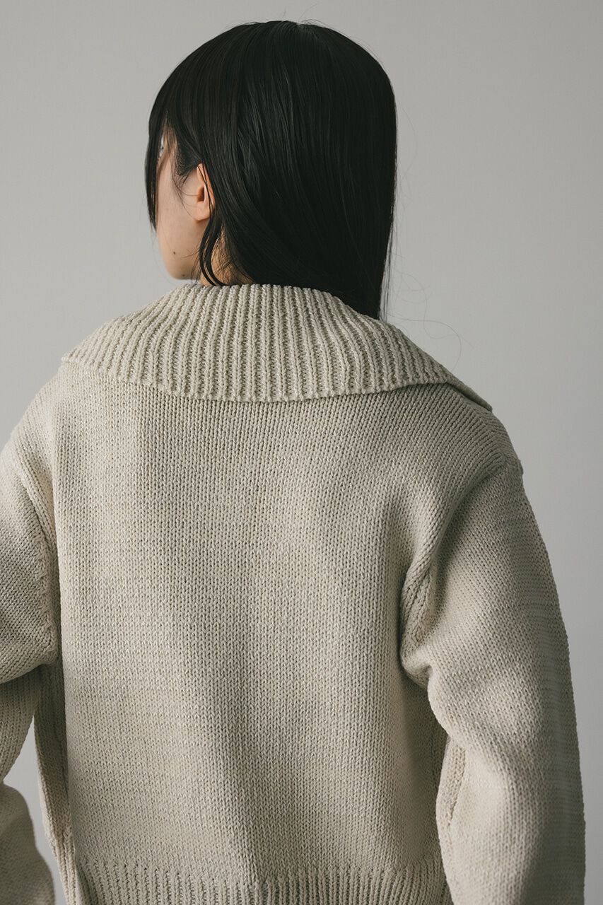 STYLEMIXER「ビッグカラーアンサンブルニットカーデ」|カーディガン|