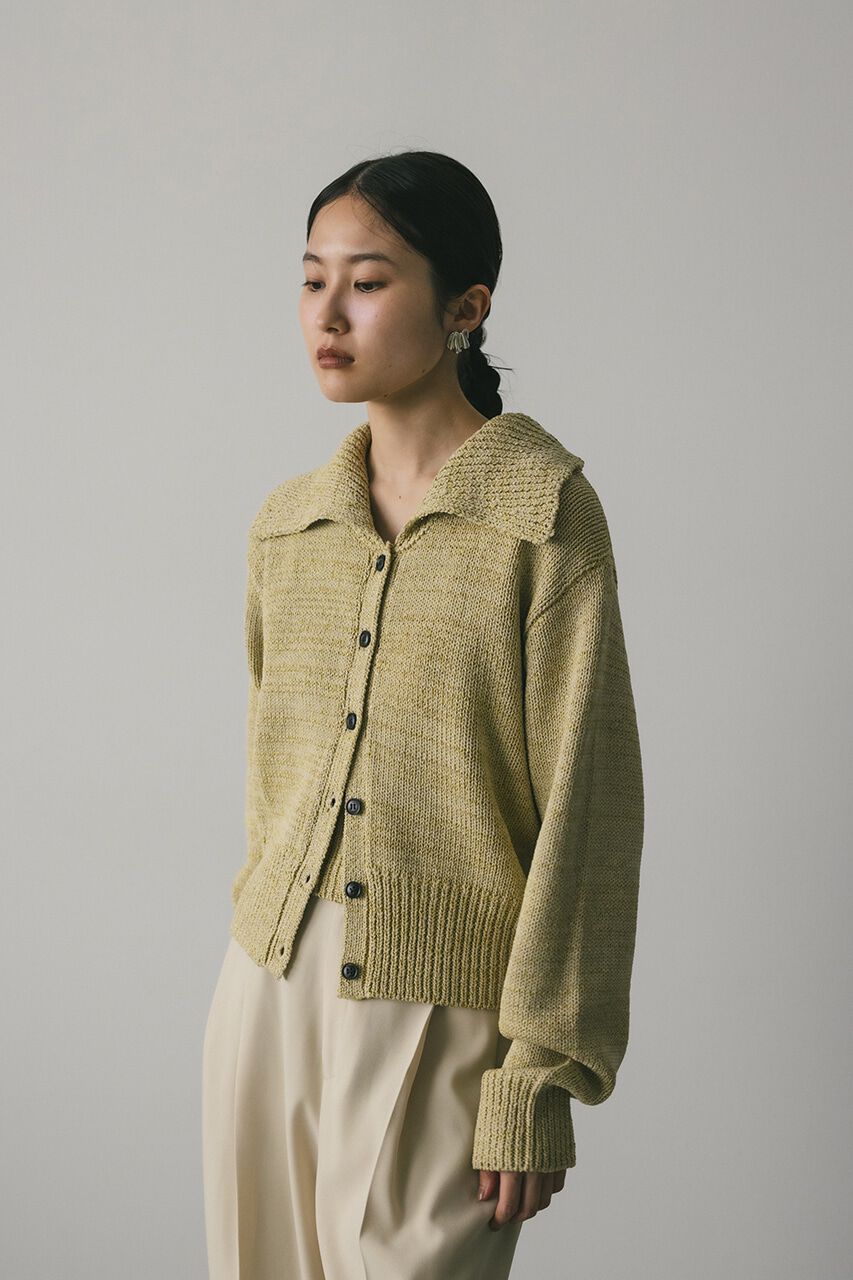 STYLEMIXER「ビッグカラーアンサンブルニットカーデ」|カーディガン|