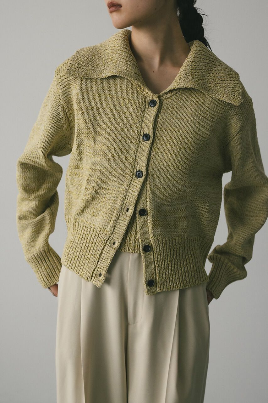 STYLEMIXER「ビッグカラーアンサンブルニットカーデ」|カーディガン|