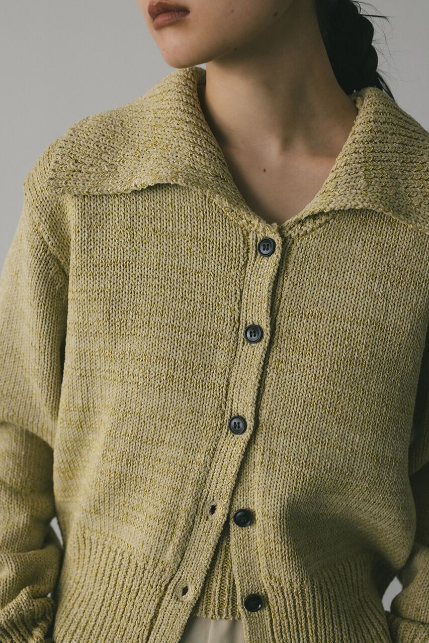 STYLEMIXER「ビッグカラーアンサンブルニットカーデ」|カーディガン|