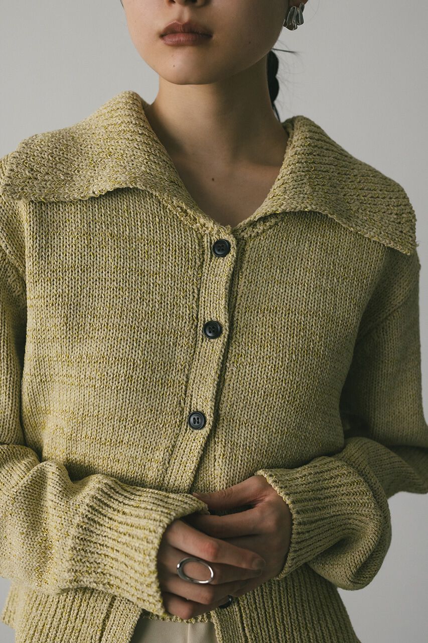 STYLEMIXER「ビッグカラーアンサンブルニットカーデ」|カーディガン|