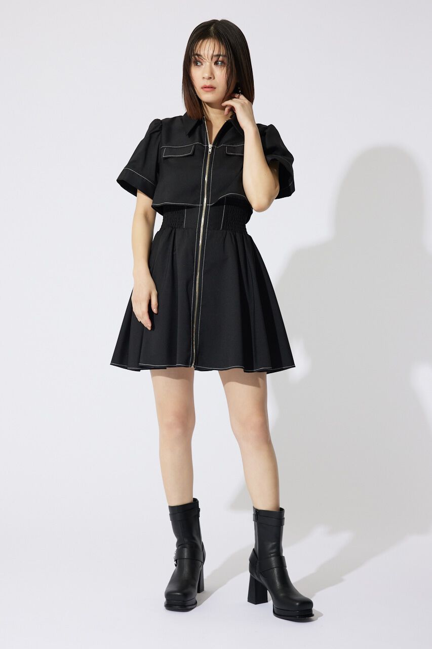 rienda「バストフレアミニワンピース」|ワンピース|