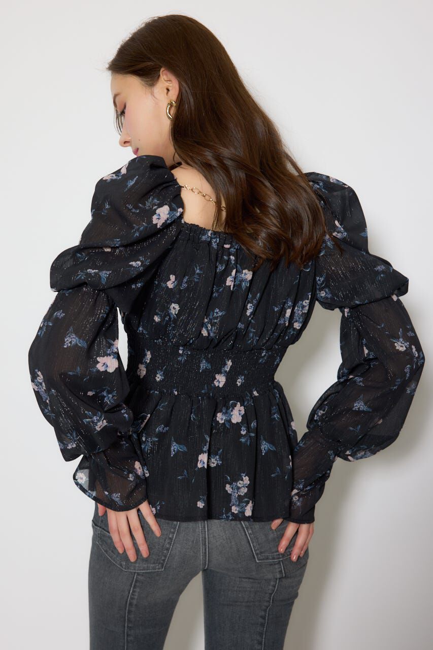 rienda「ボリュームスリーブブラウス」|シャツ・ブラウス|