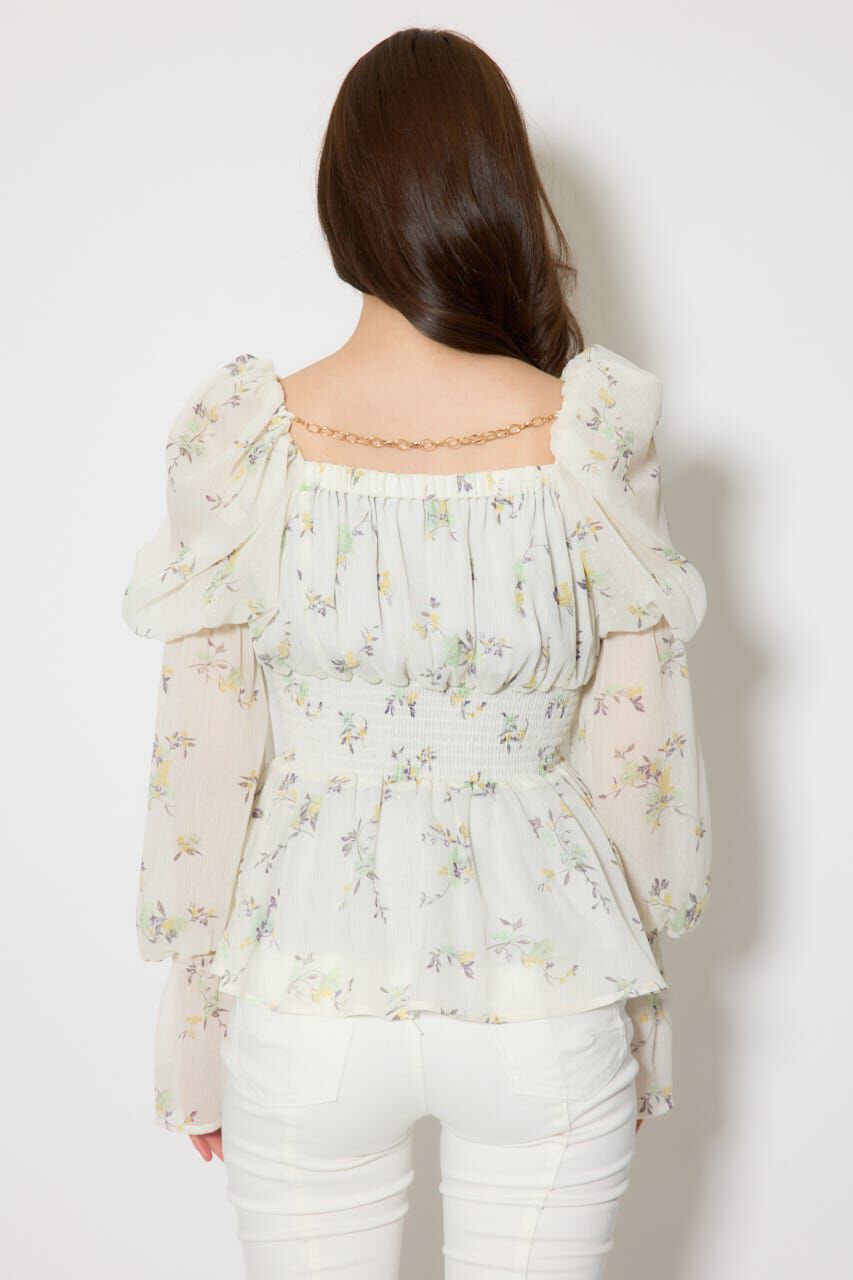 rienda「ボリュームスリーブブラウス」|シャツ・ブラウス|