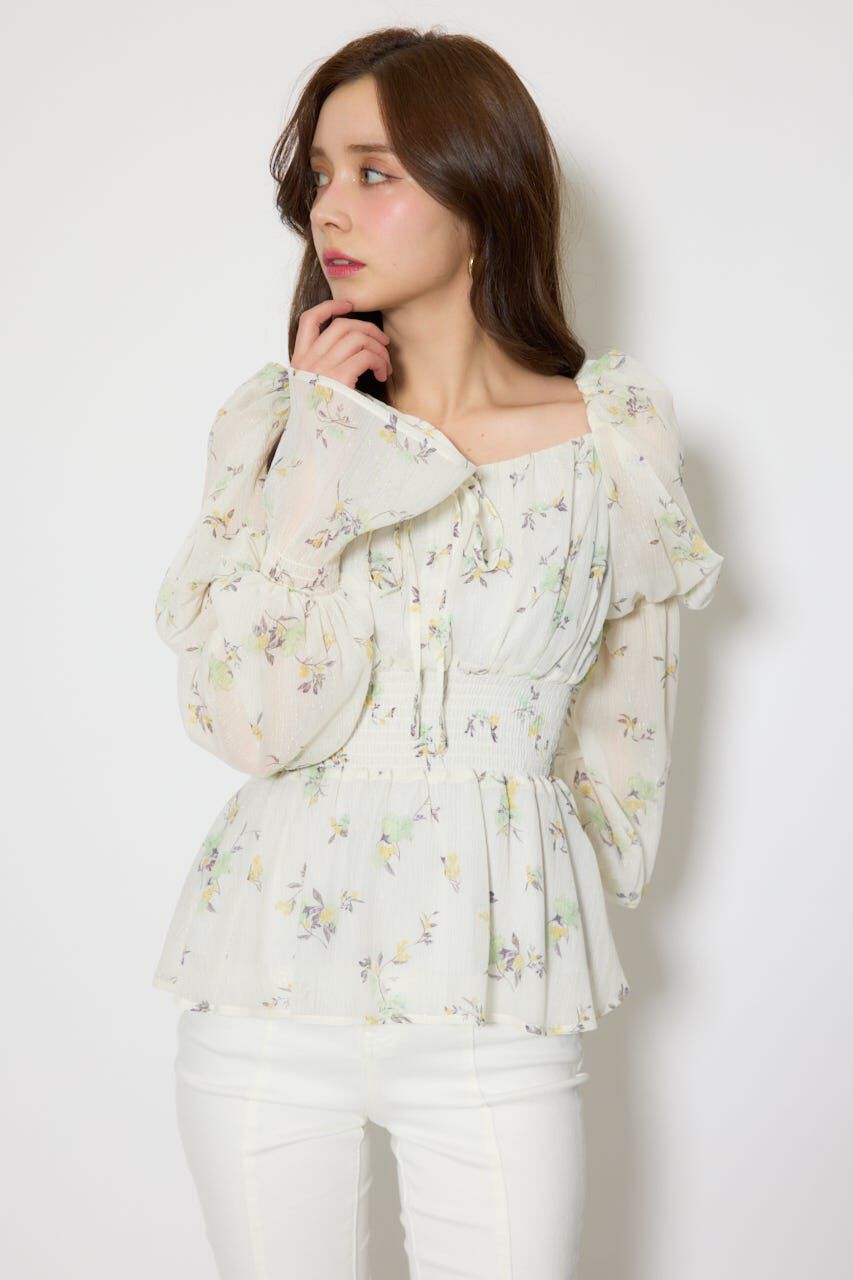 rienda「ボリュームスリーブブラウス」|シャツ・ブラウス|