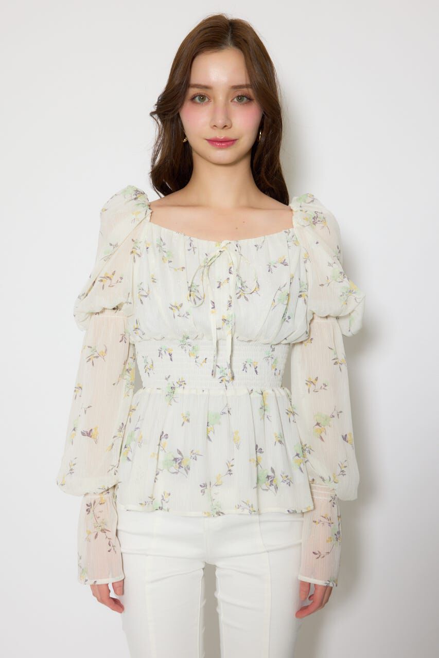 rienda「ボリュームスリーブブラウス」|シャツ・ブラウス|