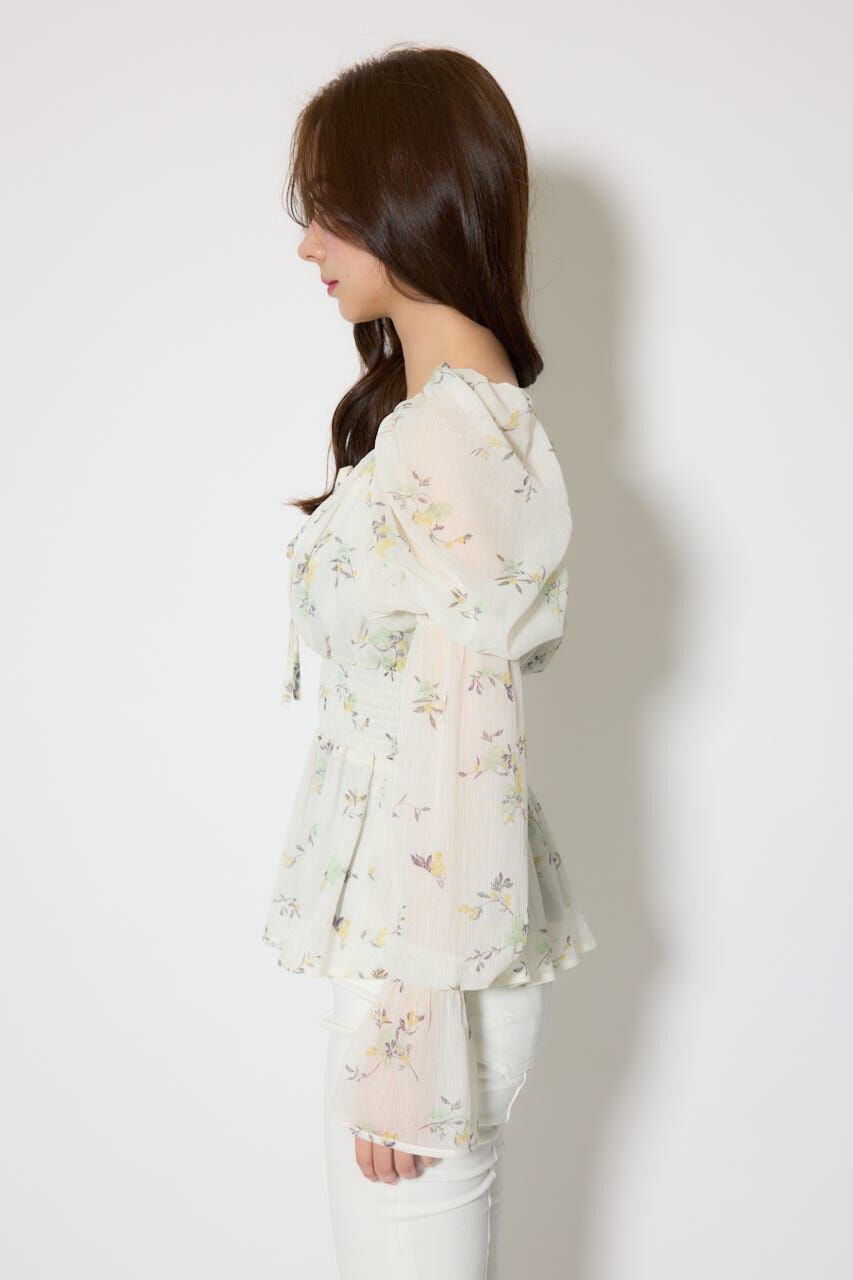 rienda「ボリュームスリーブブラウス」|シャツ・ブラウス|
