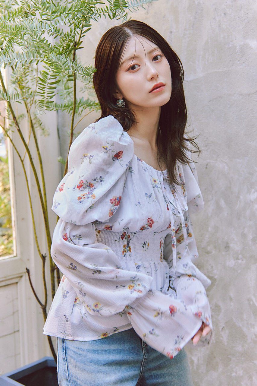 rienda「ボリュームスリーブブラウス」|シャツ・ブラウス|PUR