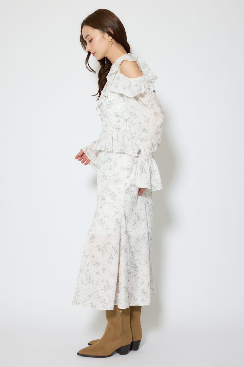 rienda「マーメイドフラワーワンピース」|ワンピース|