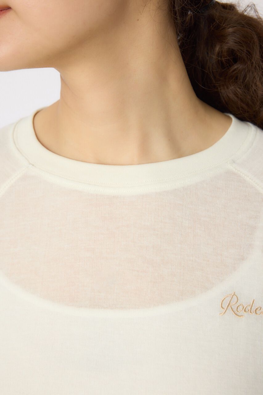 RODEO CROWNS「サイドシャーリングルーズトップス」|Tシャツ・カットソー|