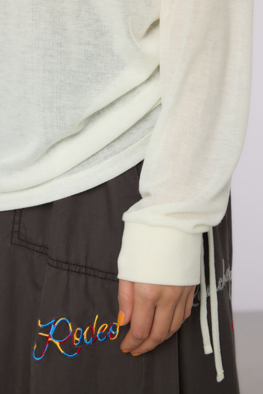 RODEO CROWNS「サイドシャーリングルーズトップス」|Tシャツ・カットソー|