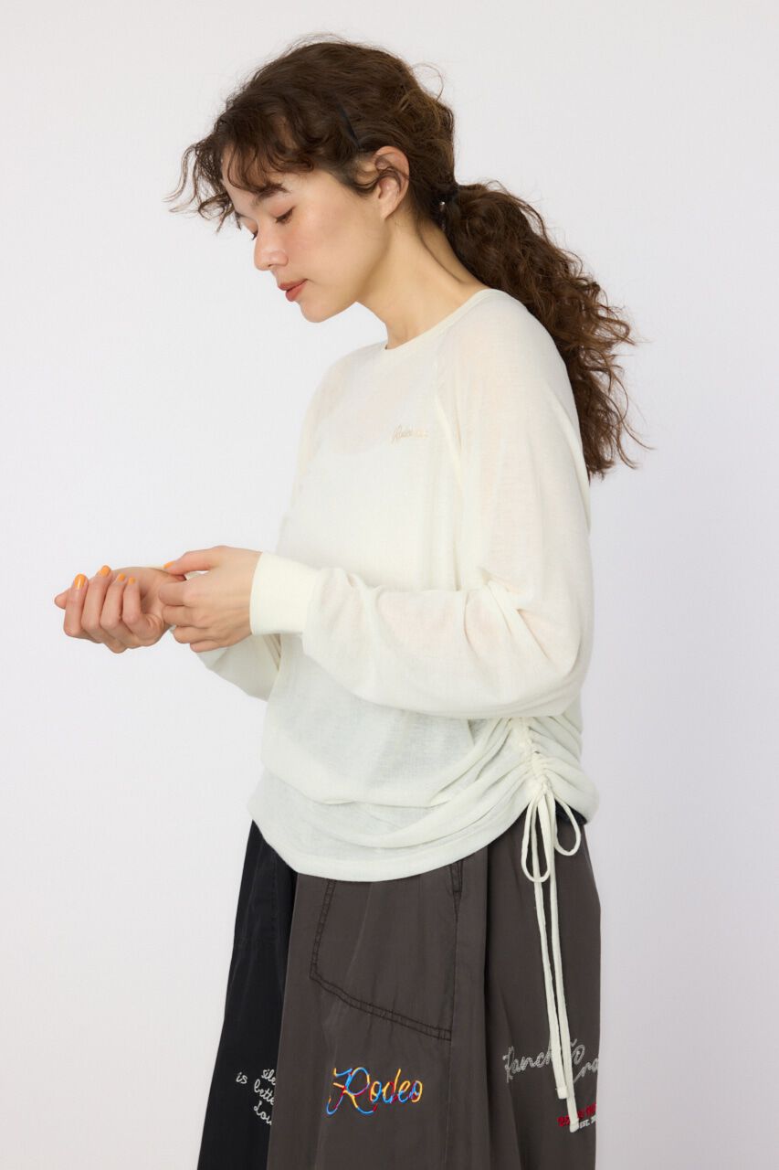 RODEO CROWNS「サイドシャーリングルーズトップス」|Tシャツ・カットソー|