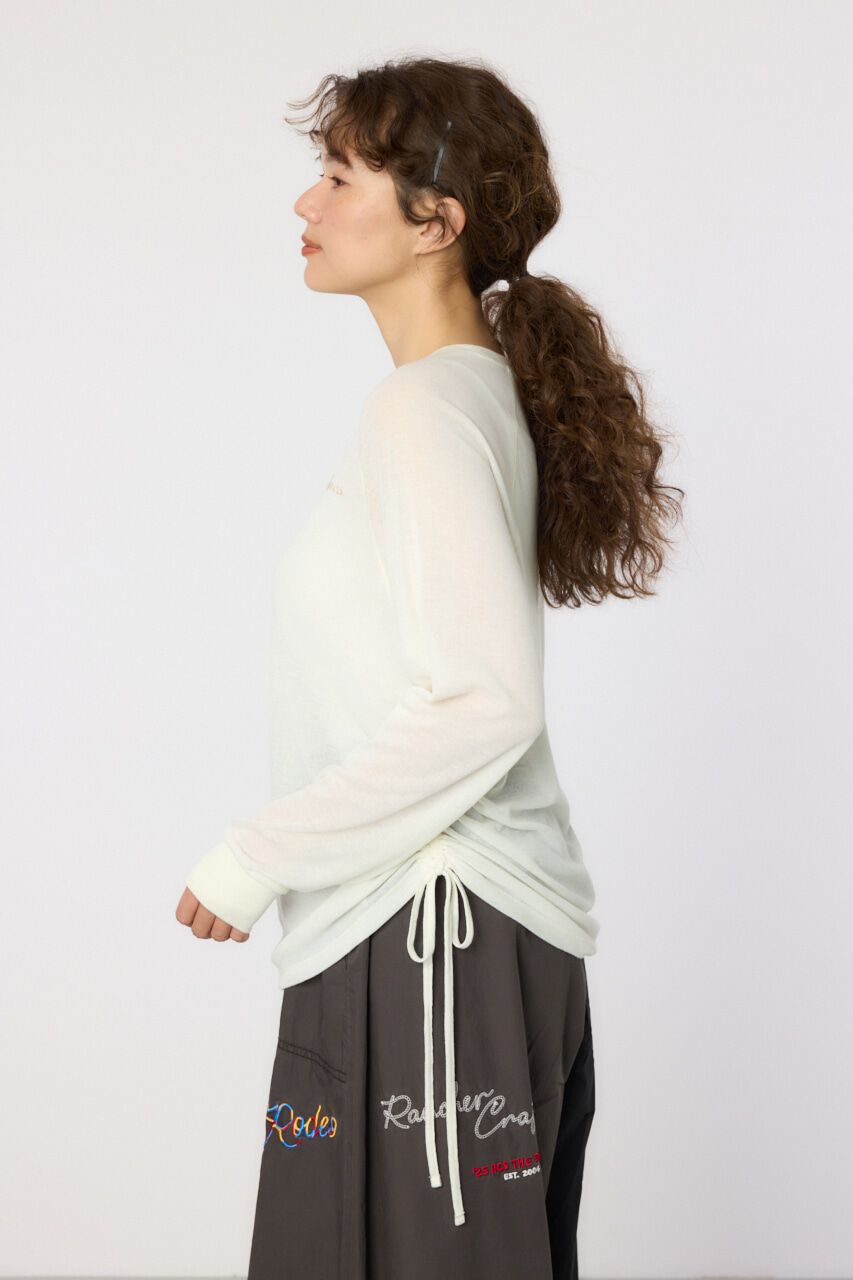 RODEO CROWNS「サイドシャーリングルーズトップス」|Tシャツ・カットソー|