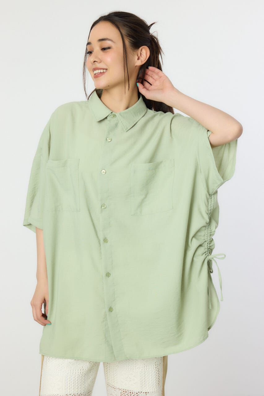 RODEO CROWNS「ハーフスリーブビッグシャツ」|シャツ・ブラウス|