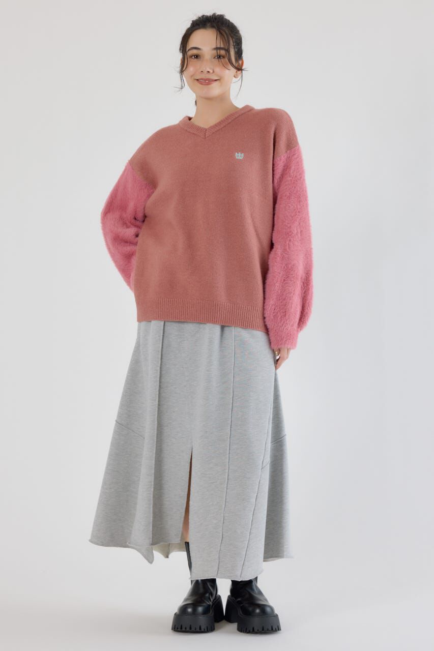 RODEO CROWNS「アームシャギーニットトップス」|ニット・セーター|