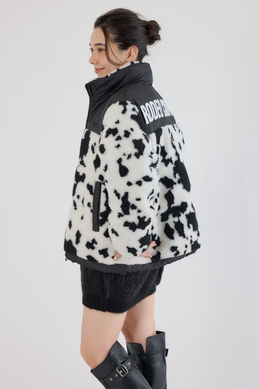 RODEO CROWNS「切り替えボアロゴジャケット」|その他|