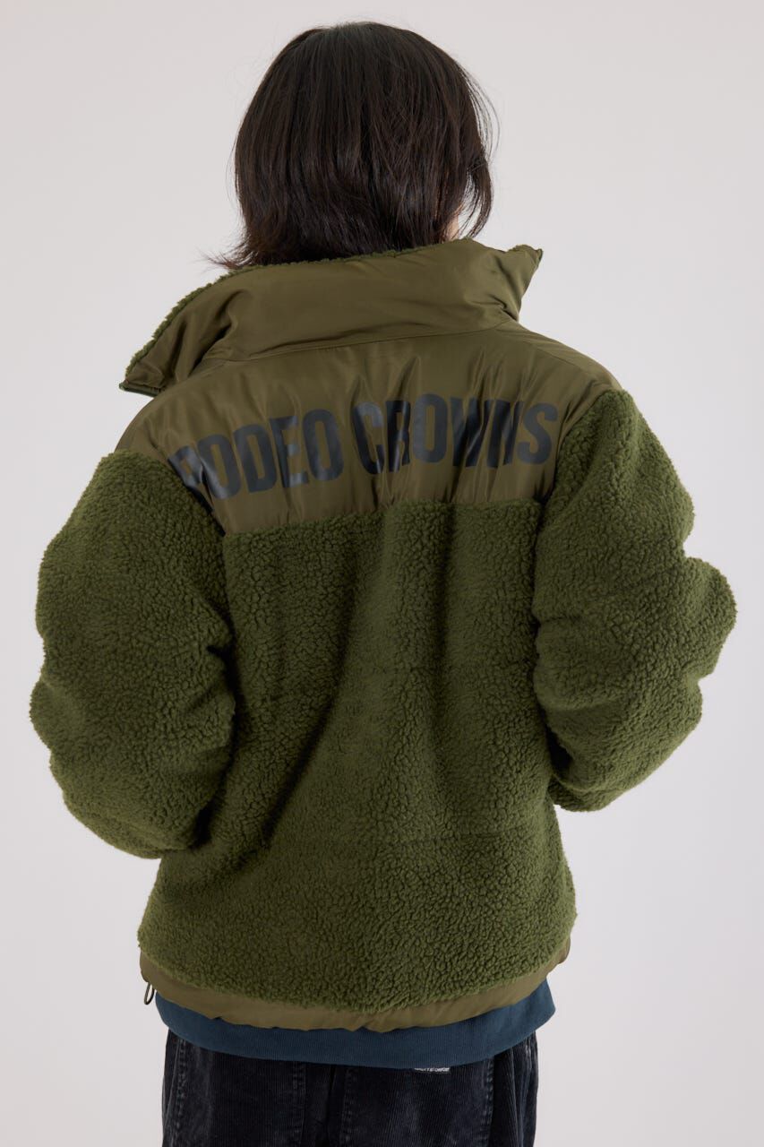 RODEO CROWNS「切り替えボアロゴジャケット」|その他|