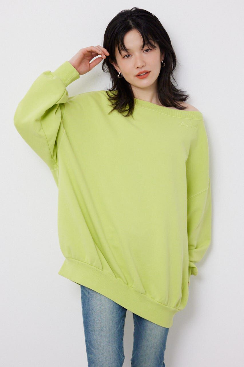 RODEO CROWNS「オフショルダースウェットトップス」|パーカー|