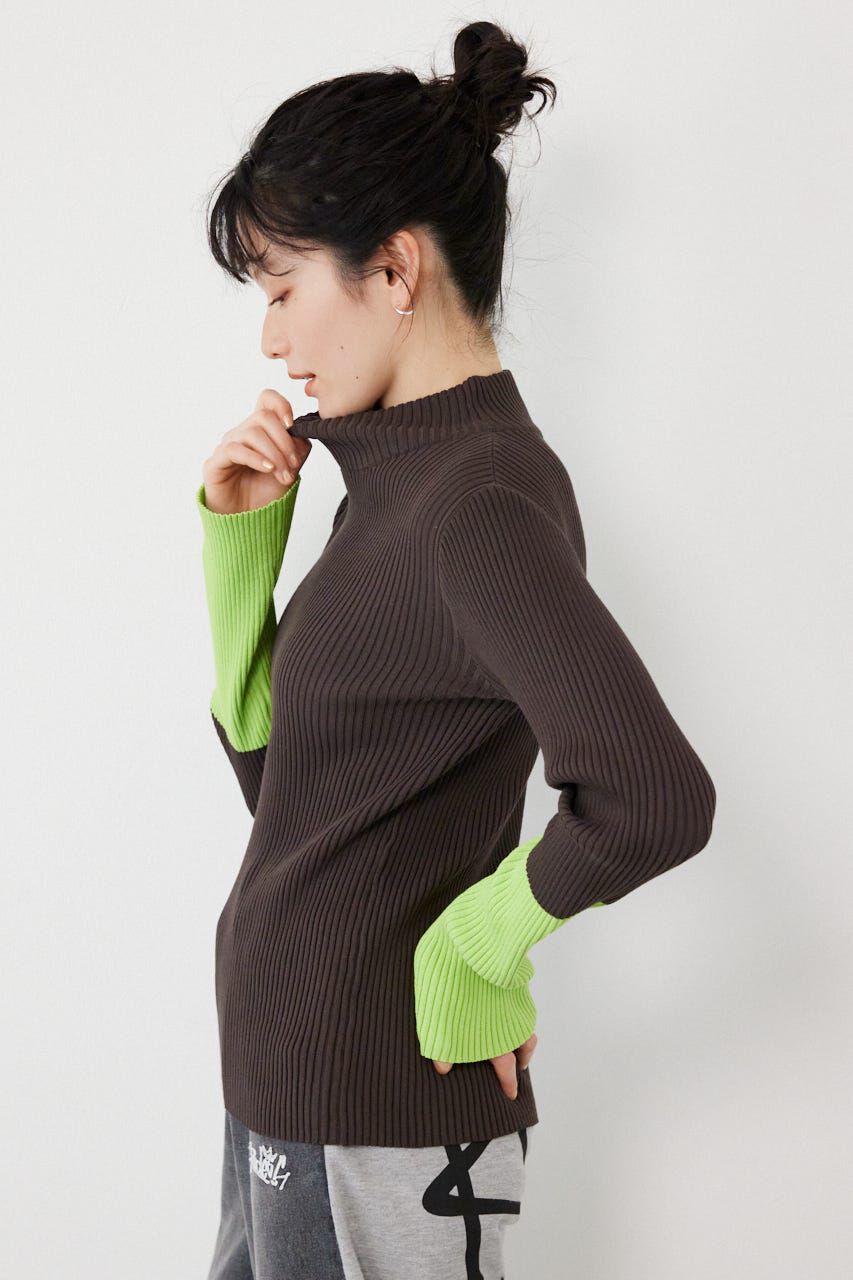 RODEO CROWNS「スリーブカラーニットトップス」|ニット・セーター|