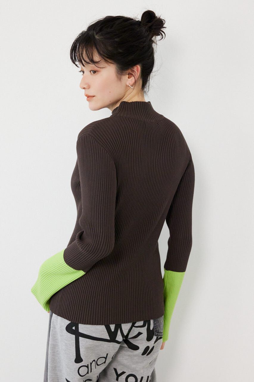 RODEO CROWNS「スリーブカラーニットトップス」|ニット・セーター|