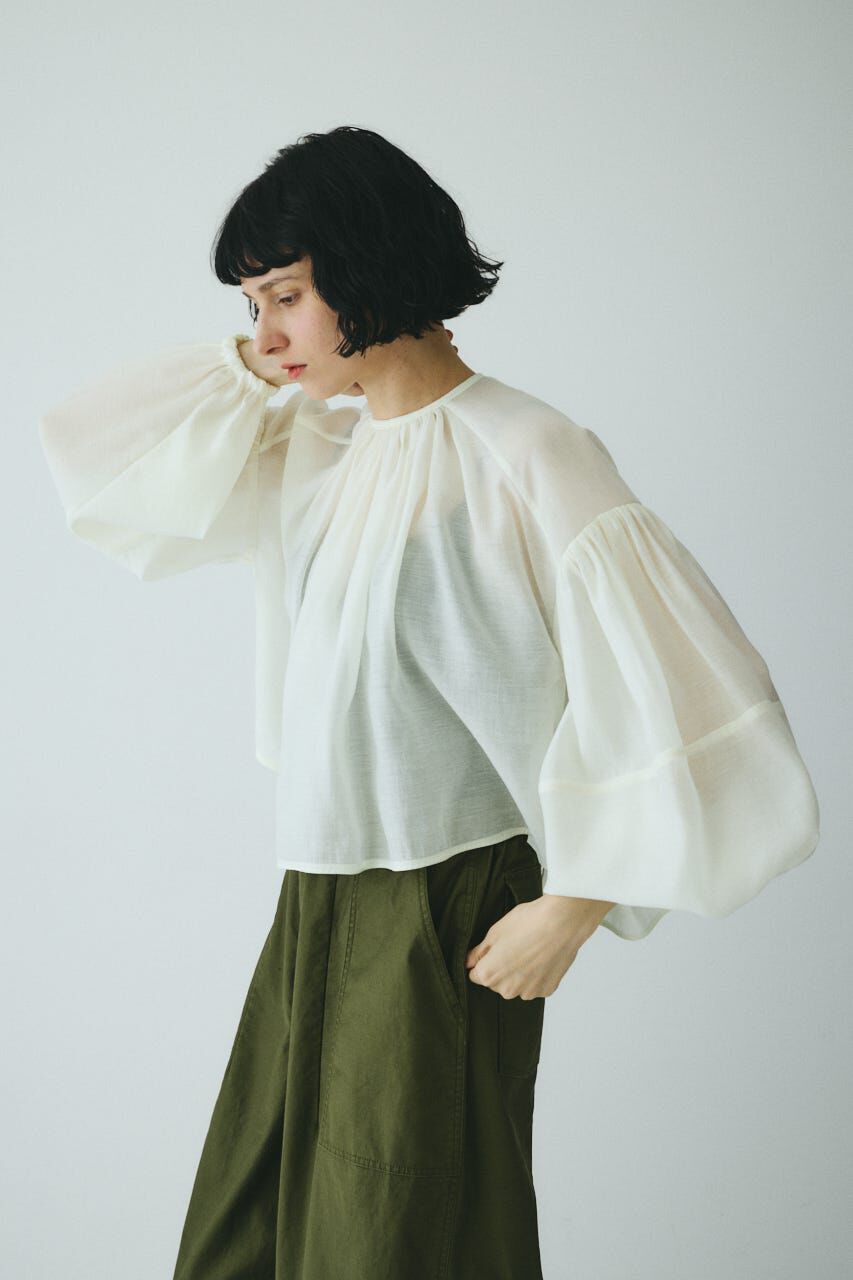 HeRIN.CYE「Volume sleeve blouse」|シャツ・ブラウス|