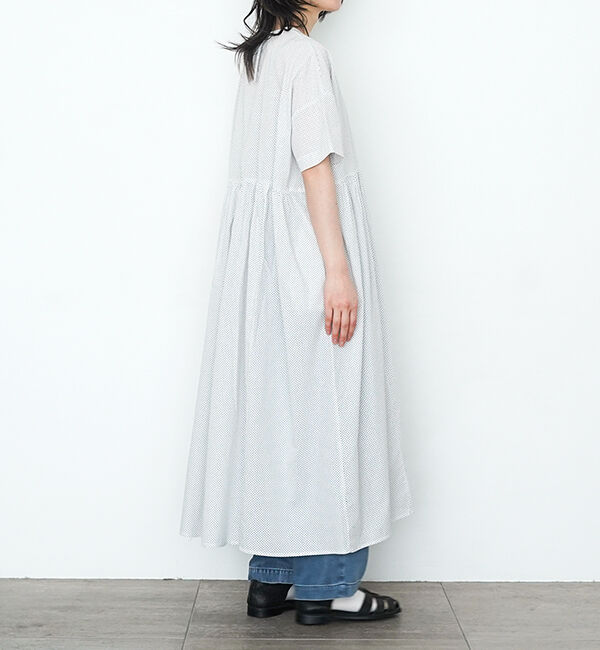 オオカミとフクロウ「フクロウと三拍子のブーケ&rdquo;5分袖&rdquo;」|ワンピース|