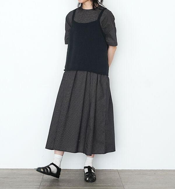 オオカミとフクロウ「フクロウと三拍子のブーケ&rdquo;5分袖&rdquo;」|ワンピース|