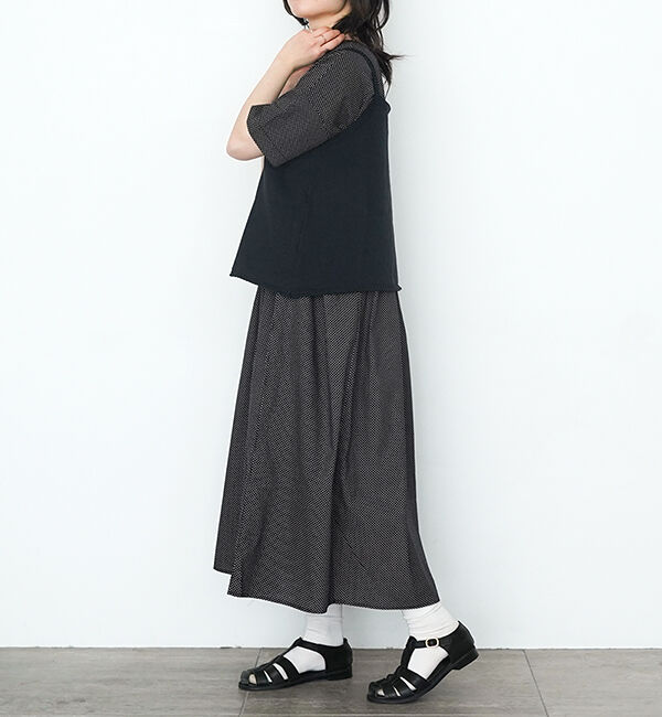 オオカミとフクロウ「フクロウと三拍子のブーケ&rdquo;5分袖&rdquo;」|ワンピース|