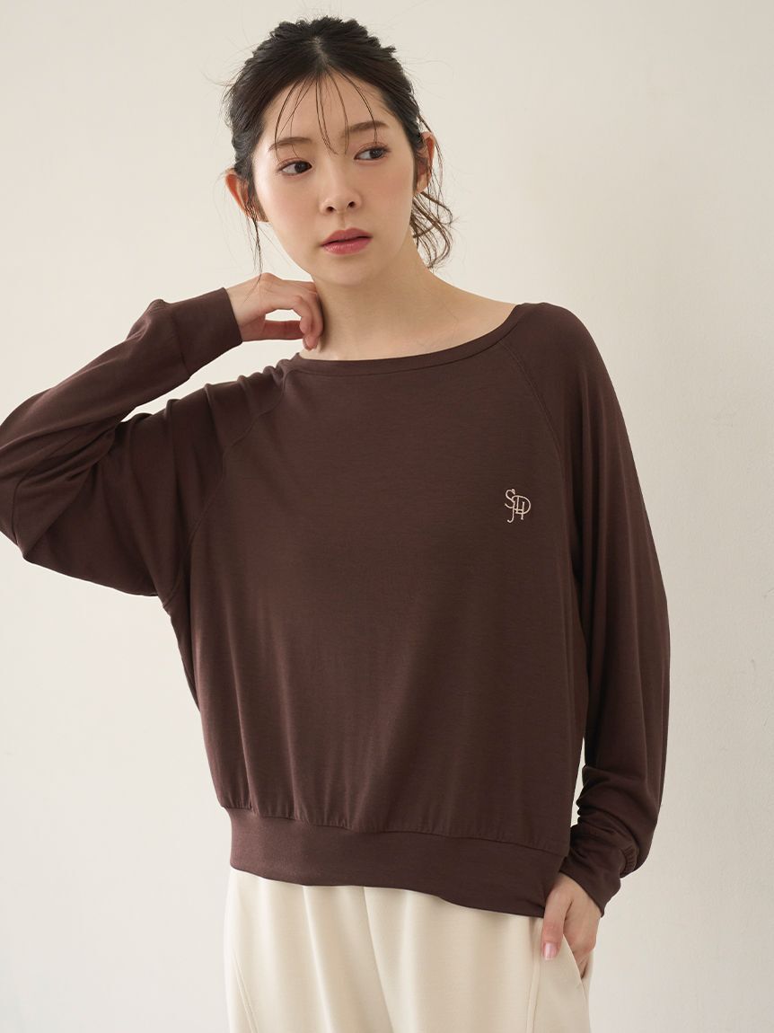 SNIDEL HOME「ワンポイントルーズカットソー」|ルームウェア|